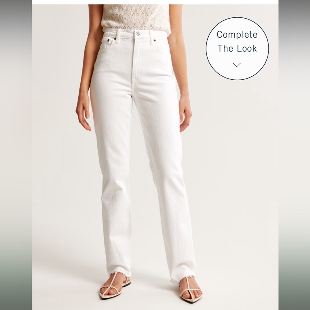 Abercrombie 90s High Rise Straight Jeans
